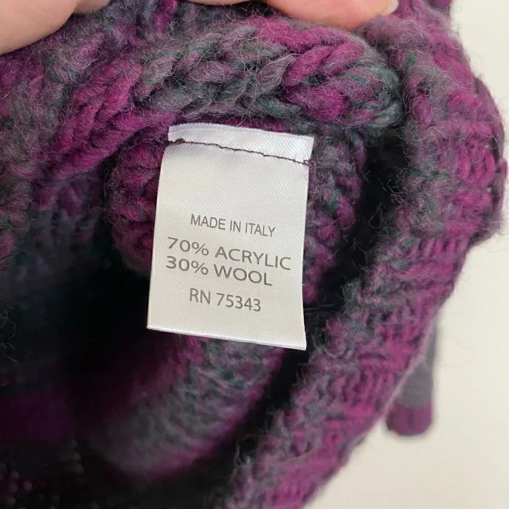 Lola’s Made In Italy | Wool Open Knit Sweater | S - Picture 6 of 9